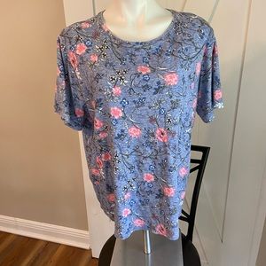 C W Classics 1X cotton polyester blouse